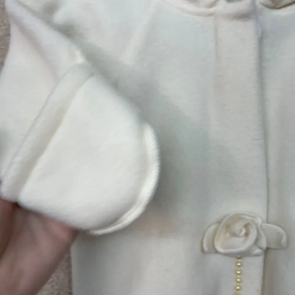 Vintage Ali Mac One Piece Baby Fleece Bunting Suit Girls Size‎ 12 Months 12M